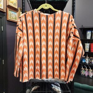 MERO DESIGN 100% Cotton MCM Print Long Sleeve M